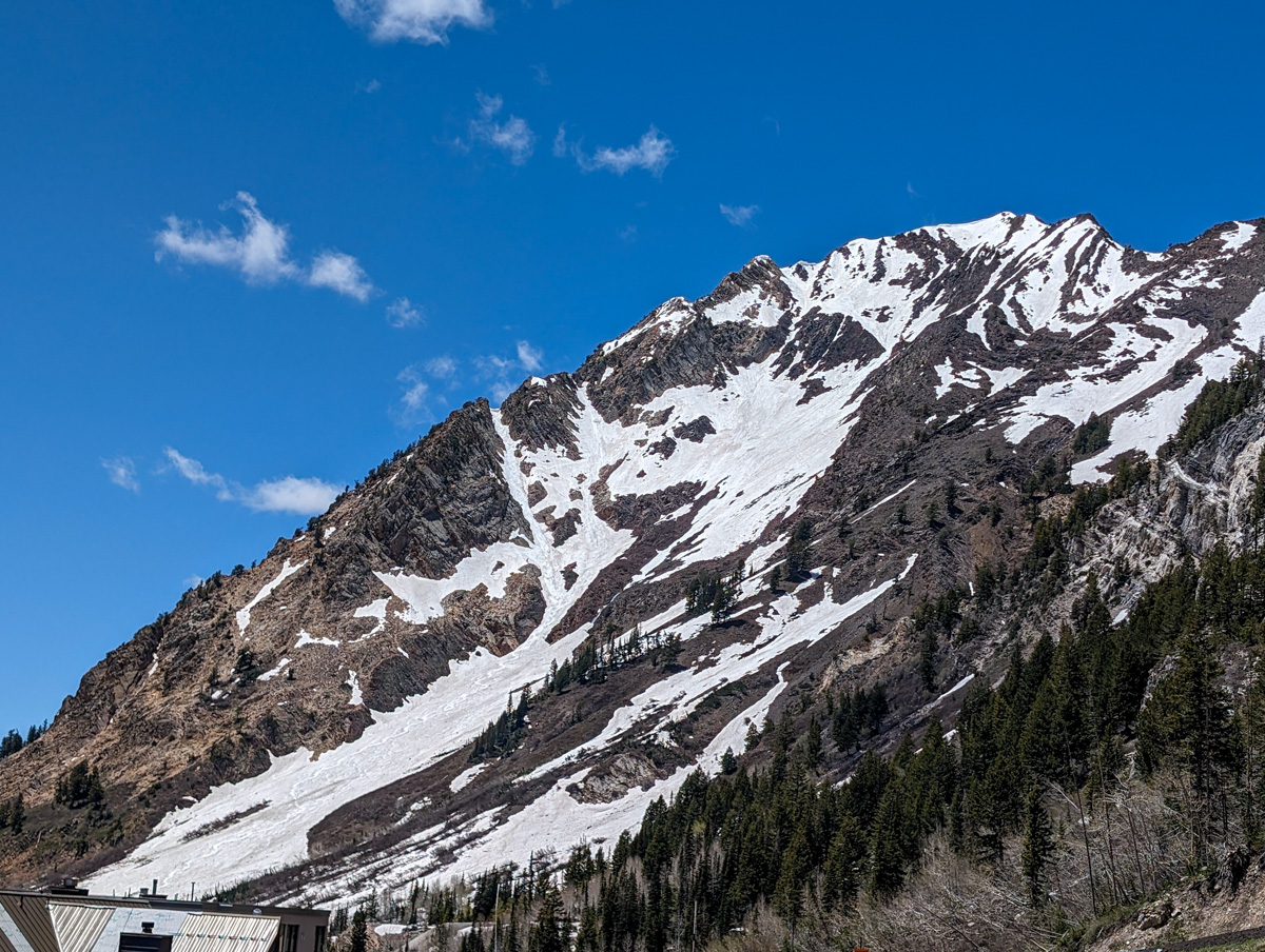 Mt superior south face little cottonwood 