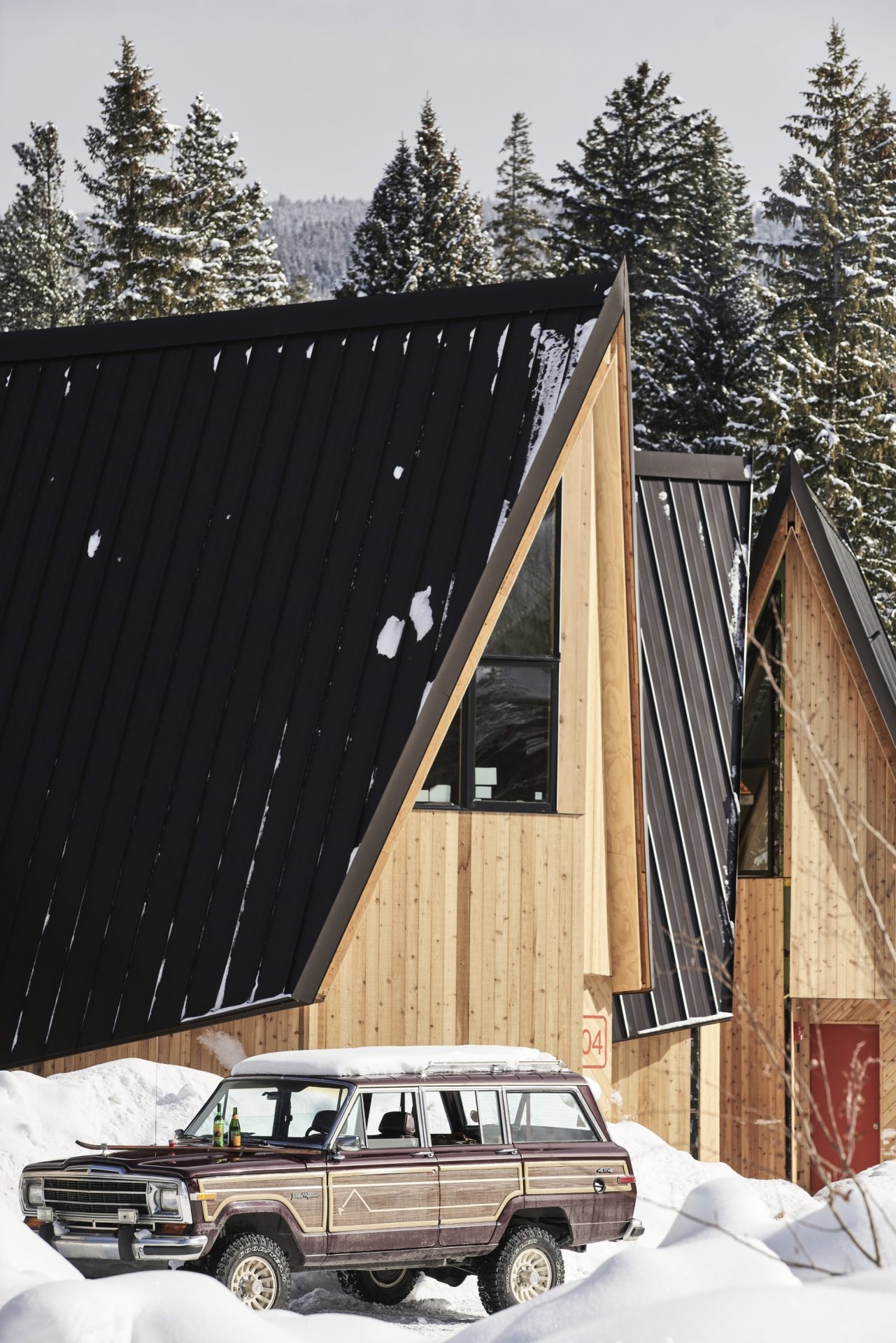 Located at the base of the Winter Park Resort and backed up to the Fraser River, A-Frame Club is on its little slice of paradise. Photo Credit: A-Frame Club