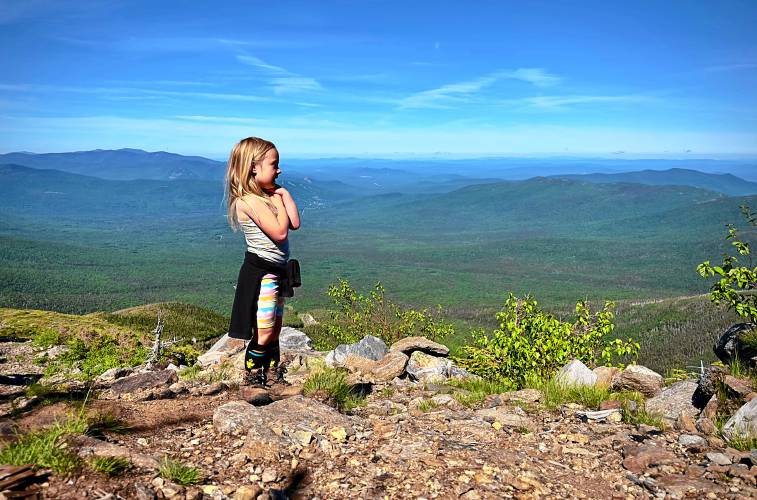 A hiker enjoying the view