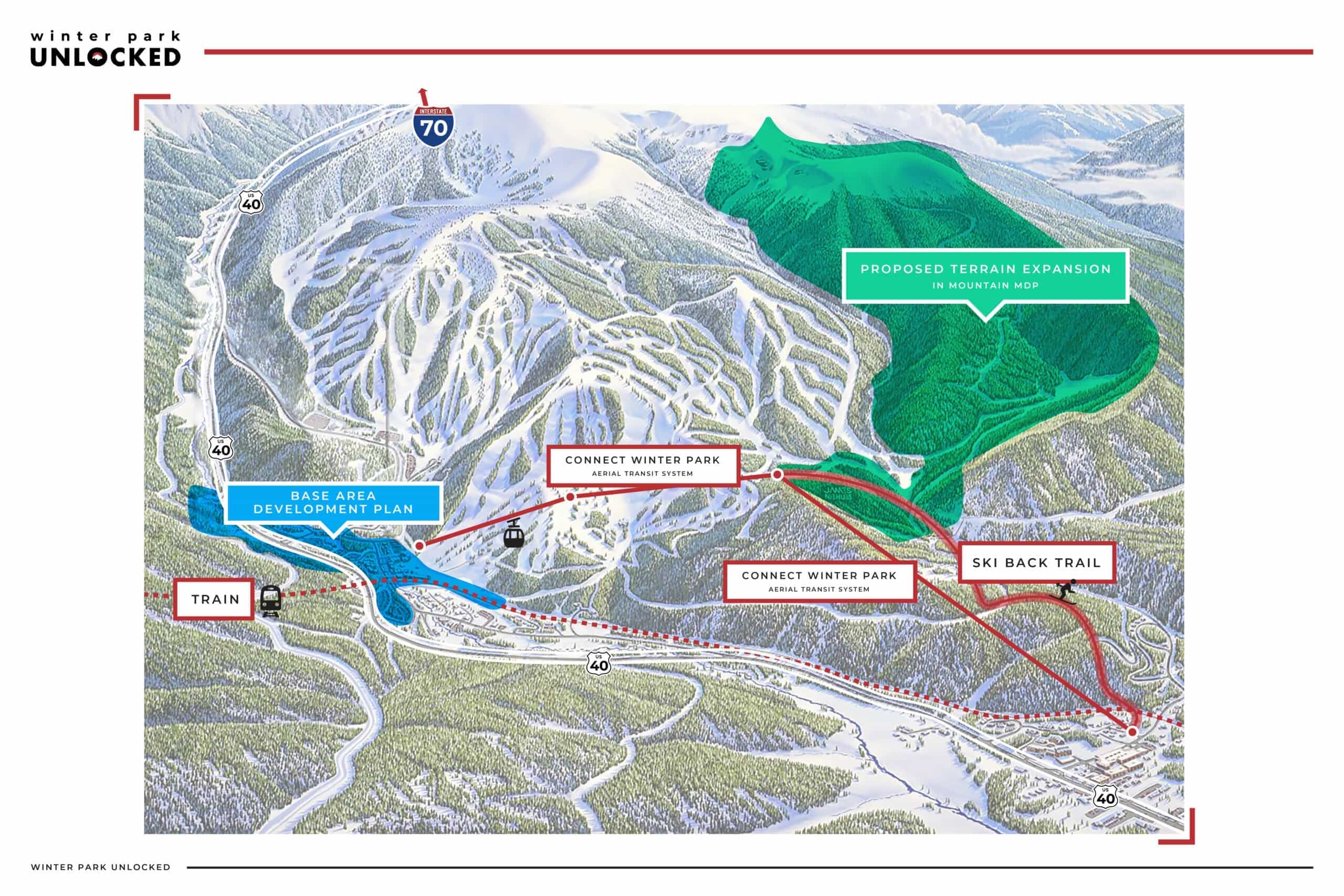 Connecting the town. Credit: Winter Park Resort