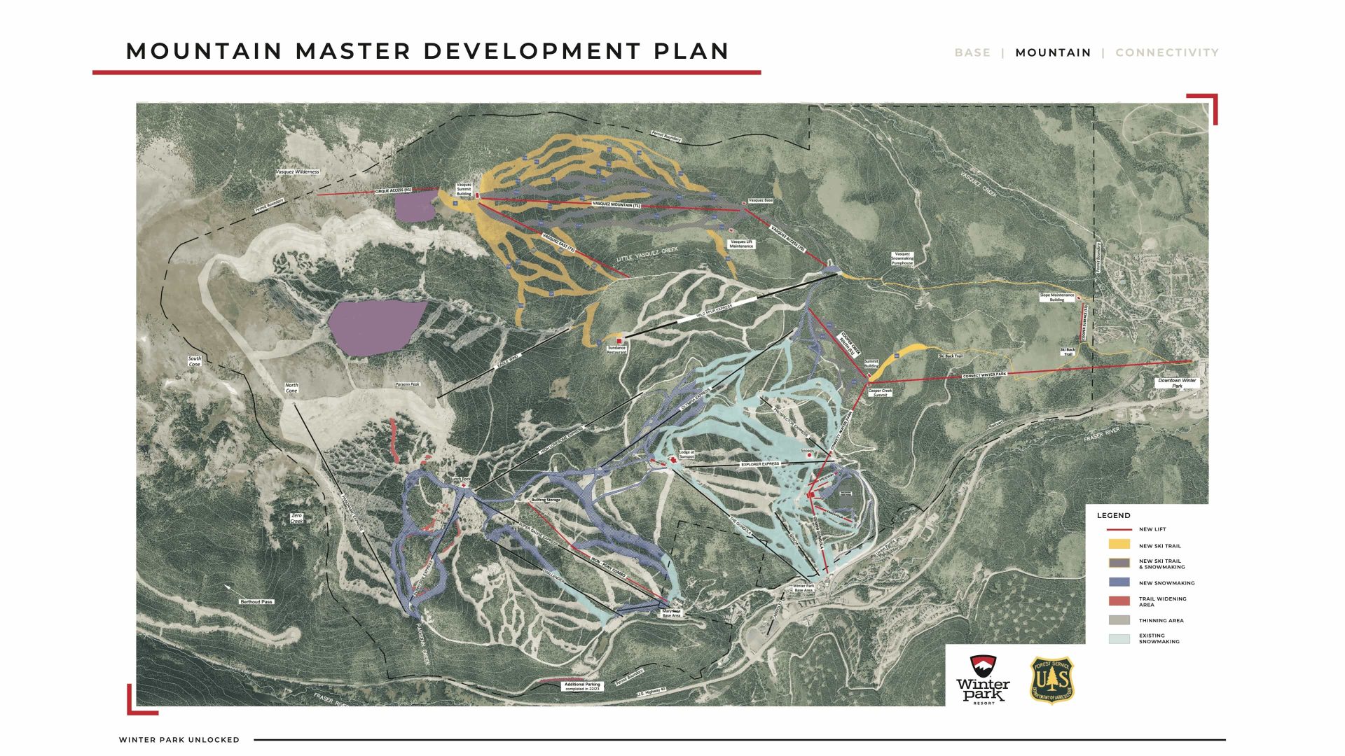 Master development plan. Credit: Winter Park Resort Masterplan