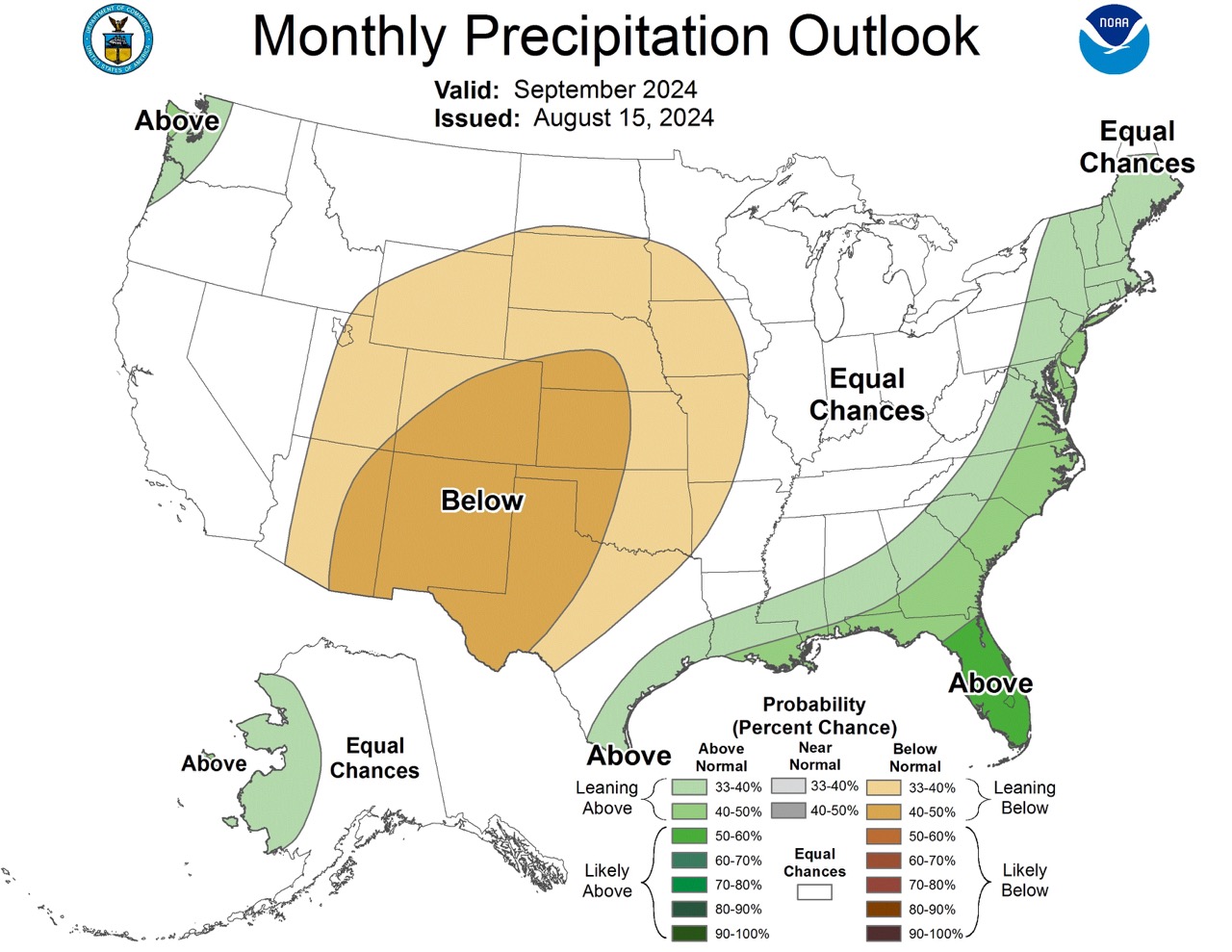 September precipitation outlook