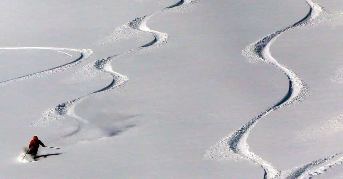 Powder turns at Lookout Pass Idaho