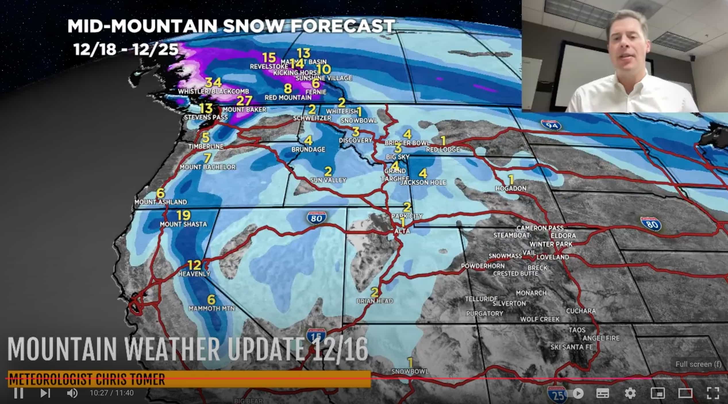 Mountain weather update | Image: Chris Tomer