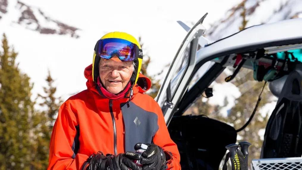The golden years are for skiing. Photo Credit: KUTV
