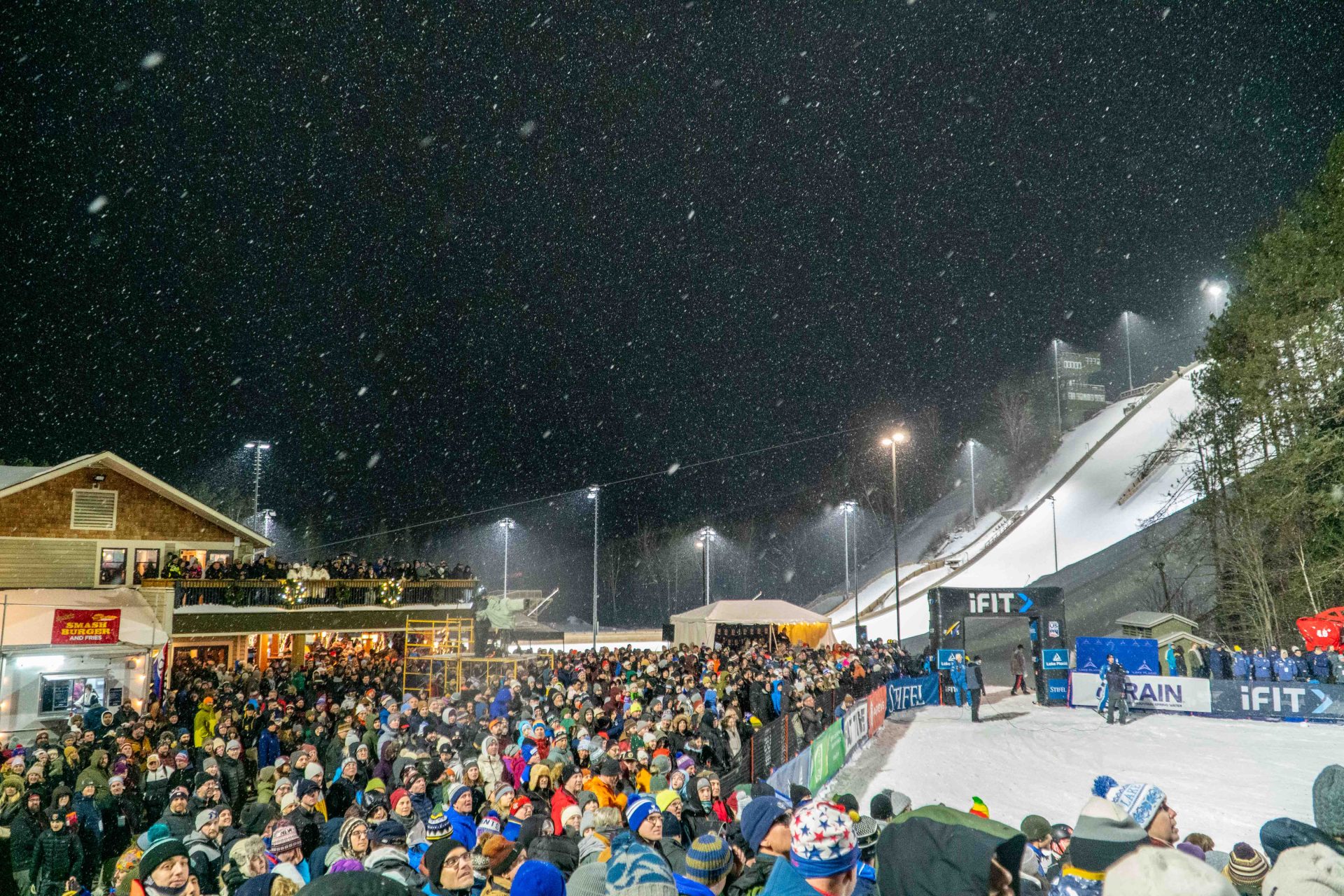 Lake Placid Ski Aerials Crowd
