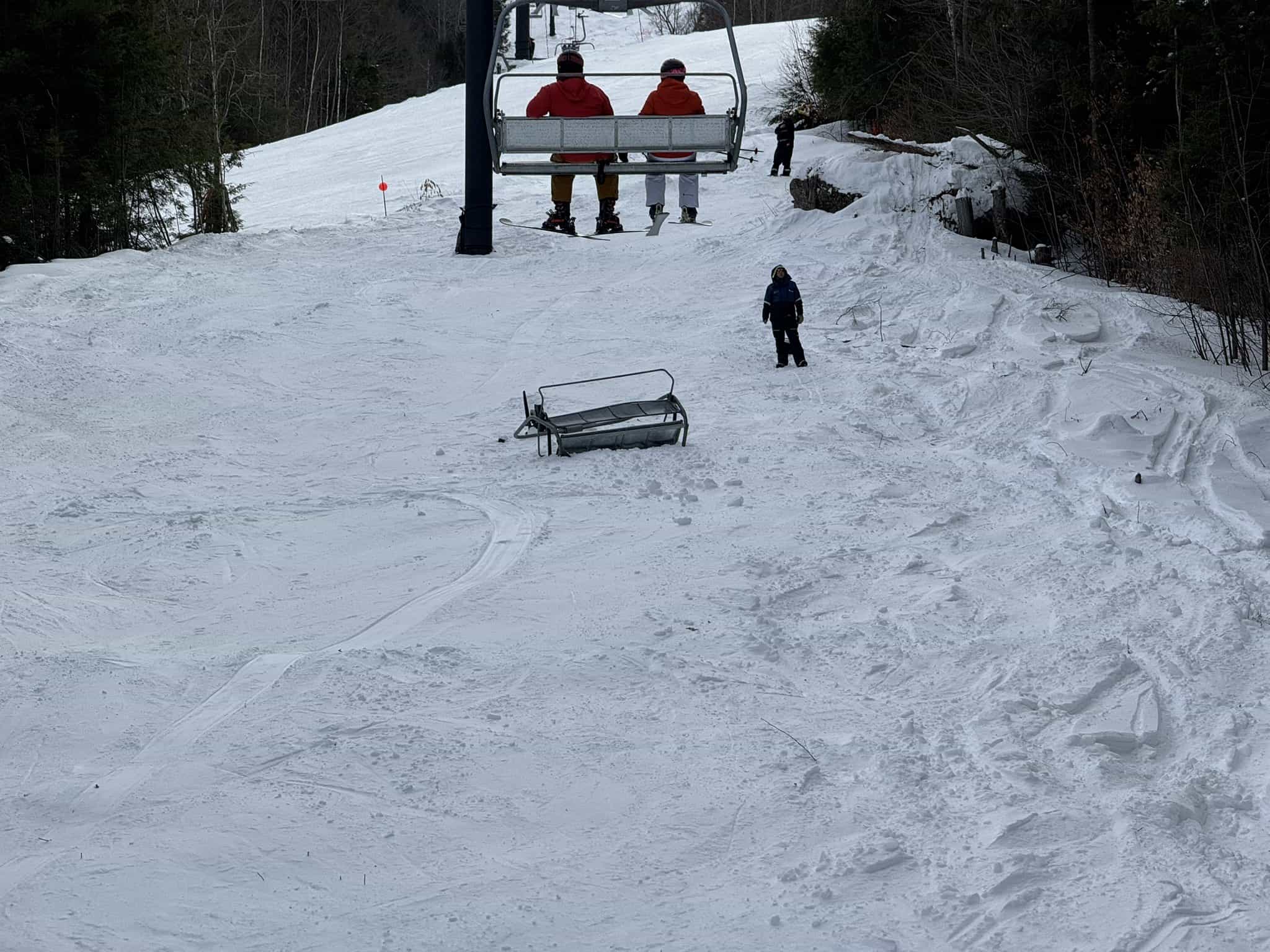 chairlift falls at Attitash