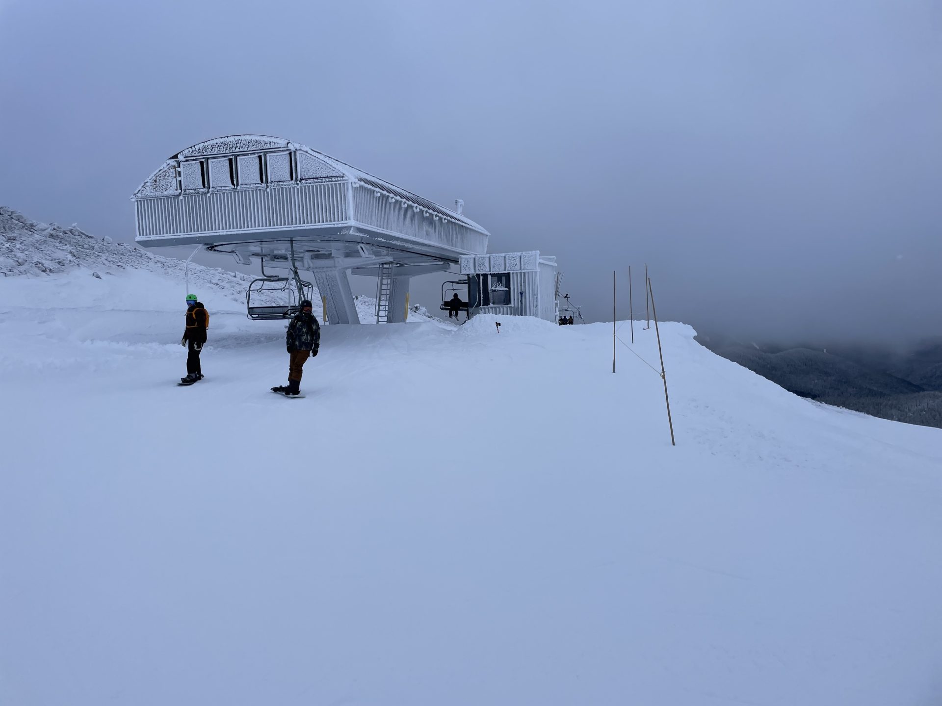 At the top of Cascade Express. Photo Credit: SnowBrains