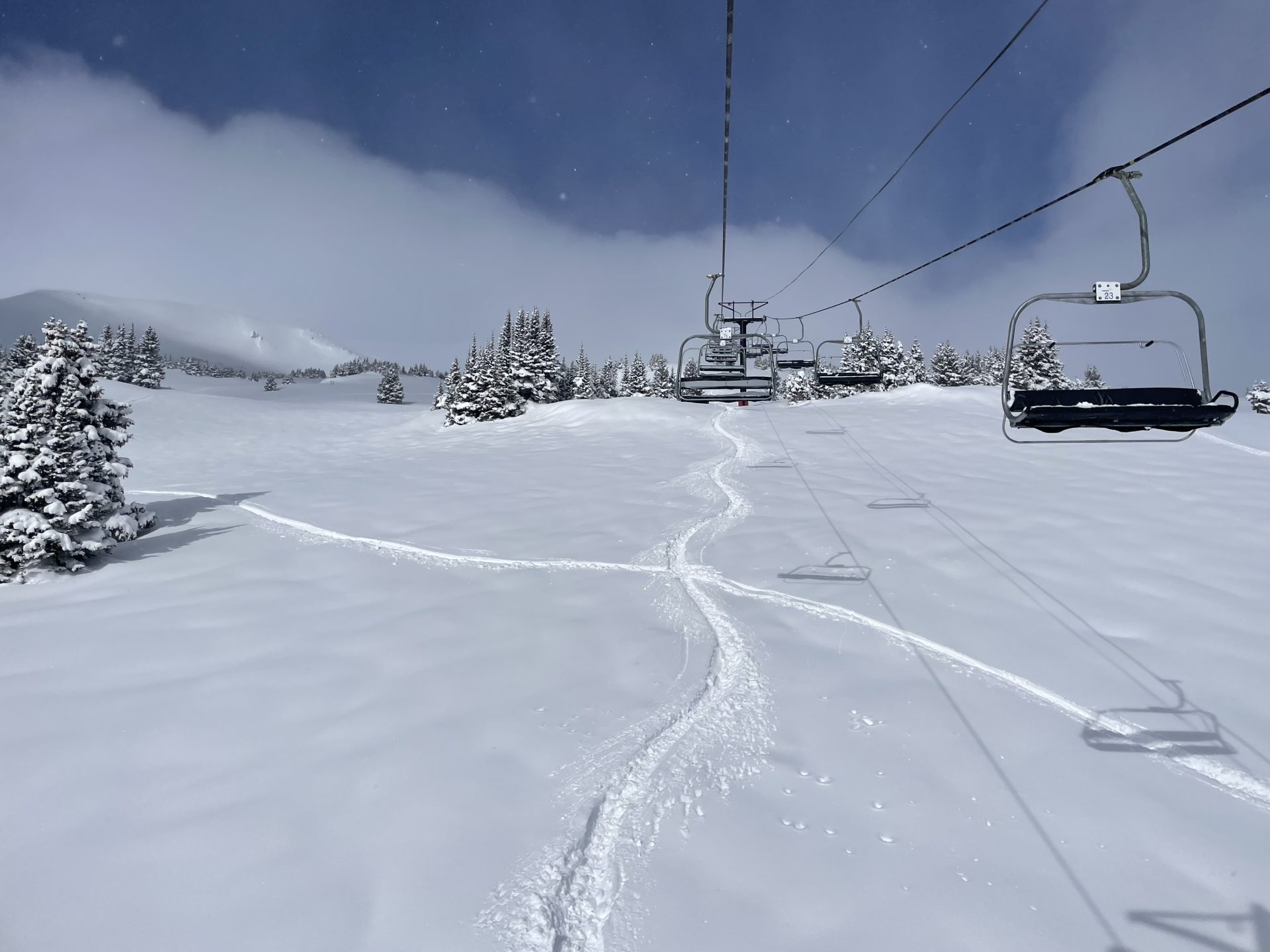 Deep and empty slopes off Lift 8. Photo Credit: SnowBrains