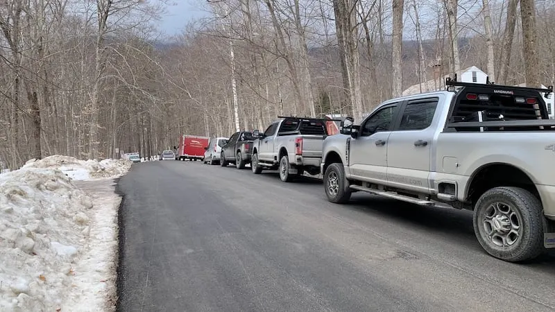 Rescue crews at the base of the mountain | Photo: WCAX vermont plane crash