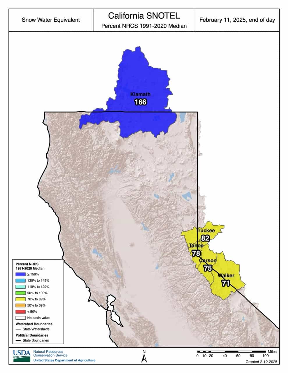 california snowpack