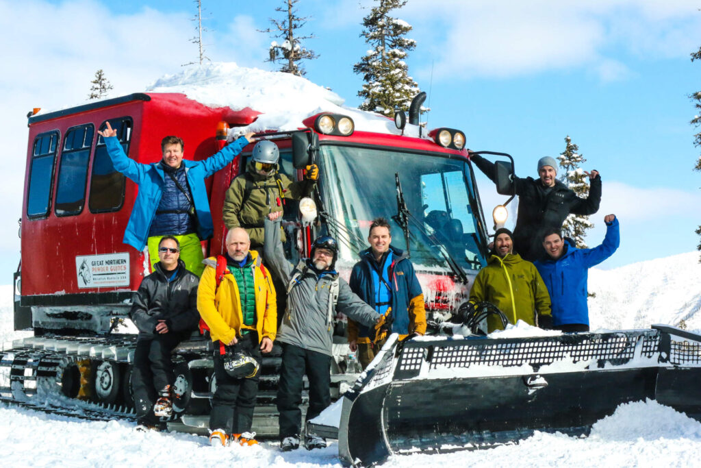 cat skiing montana