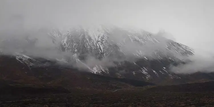 canary islands snow