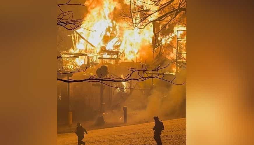 Beech mountain fire