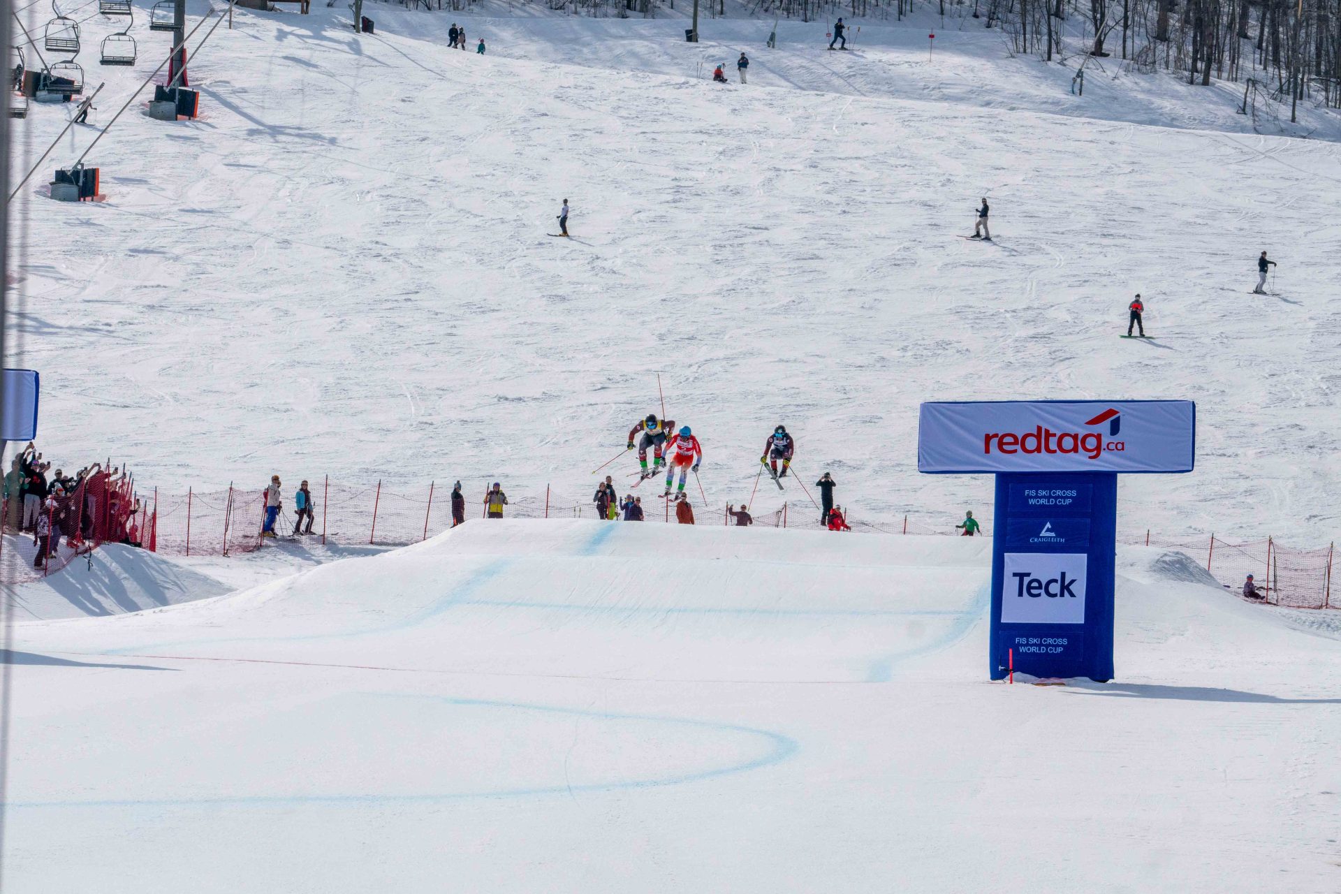 Craigleith Ski Cross Finish Jump