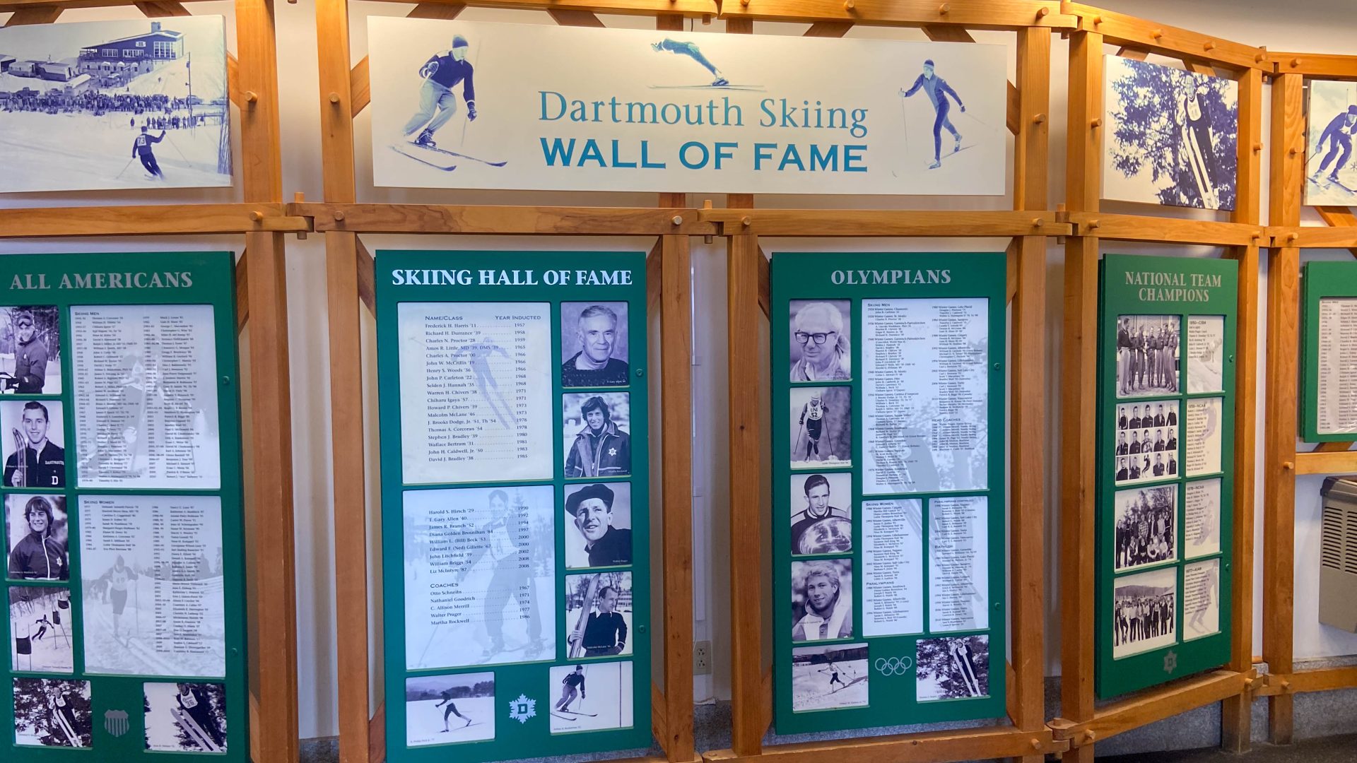 Dartmouth Skiing Wall of Fame
