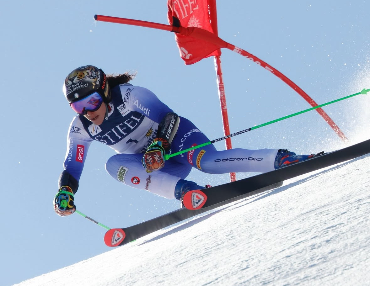 Federica Brignone on course at Sun Valley, ID. | Image: FIS Alpine