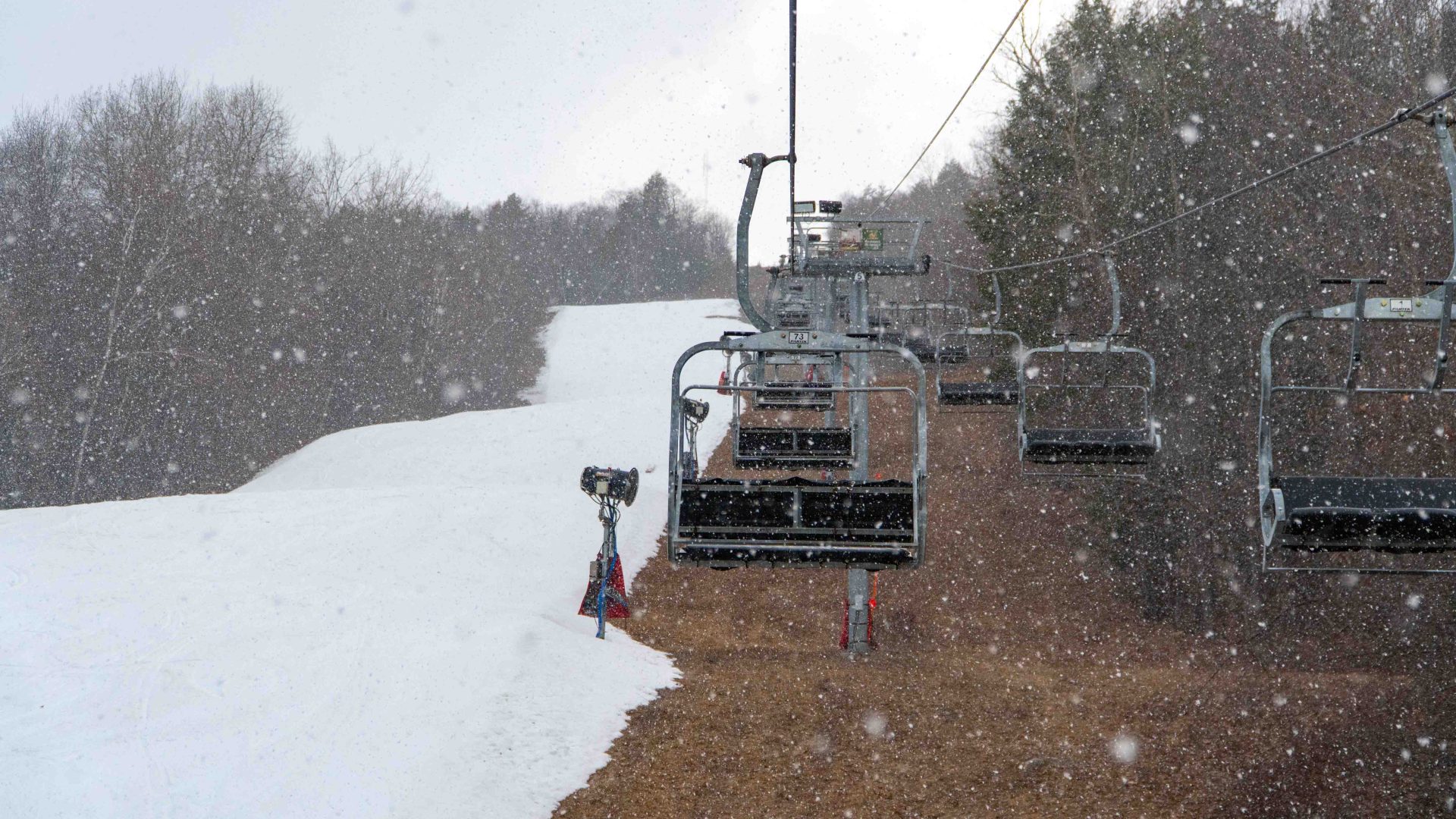 West Mountain Heavy Snowfall