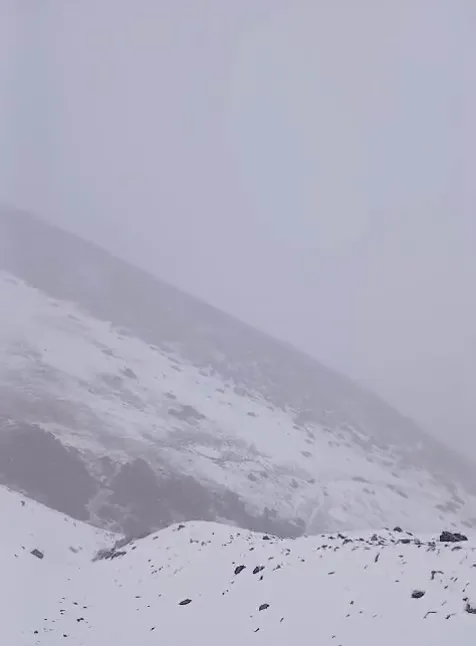 canary islands snow