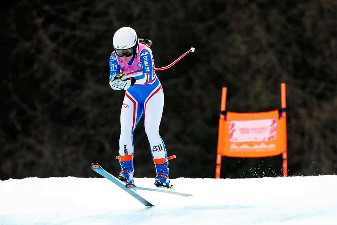 Margot Simond racing. | Photo: Ski Racing Media
