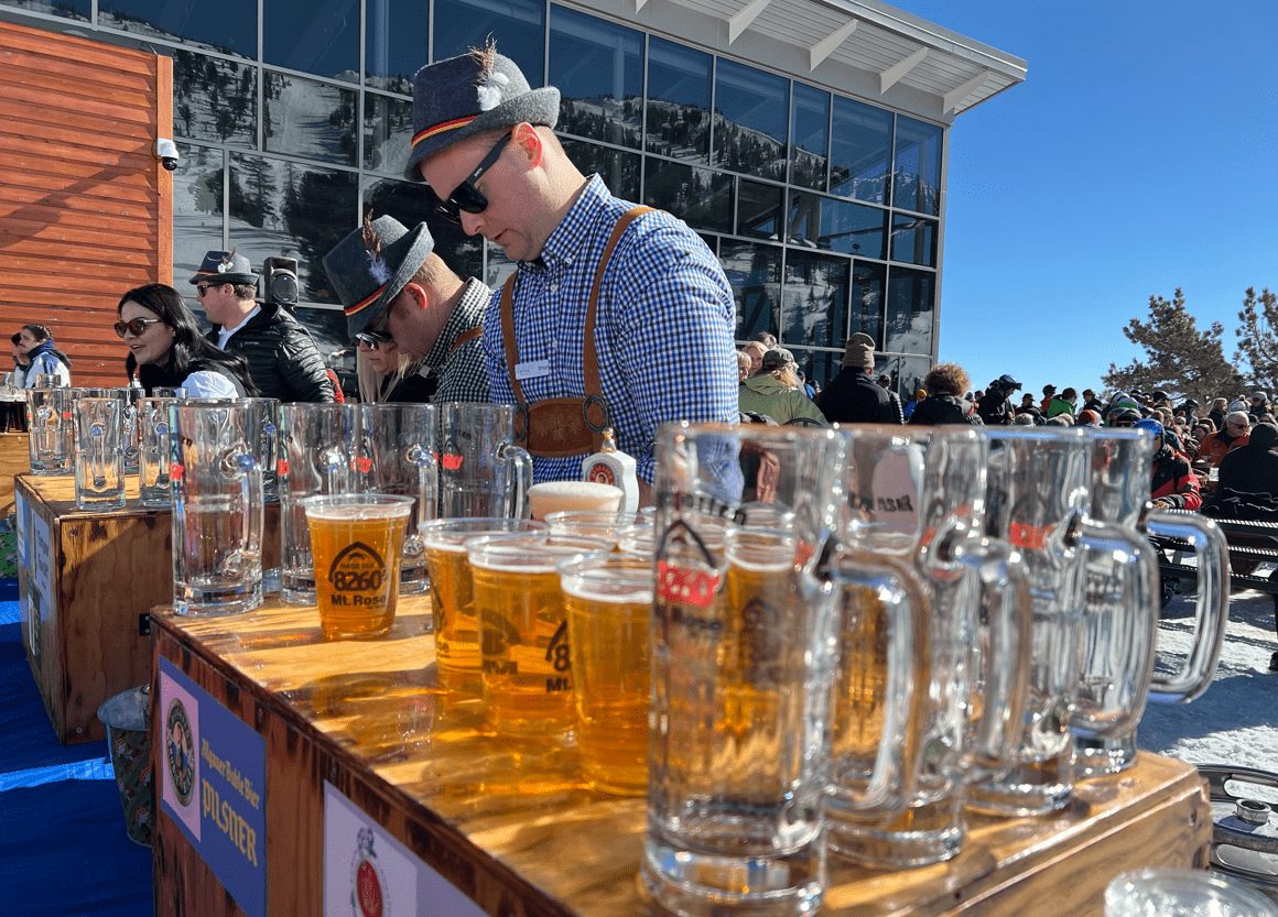 Beer Garden, Mt Rose. PC: Mount Rose