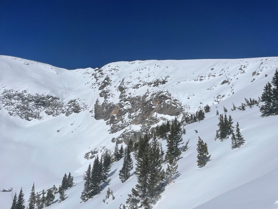 The summit from just above tree line. <yoastmark class=