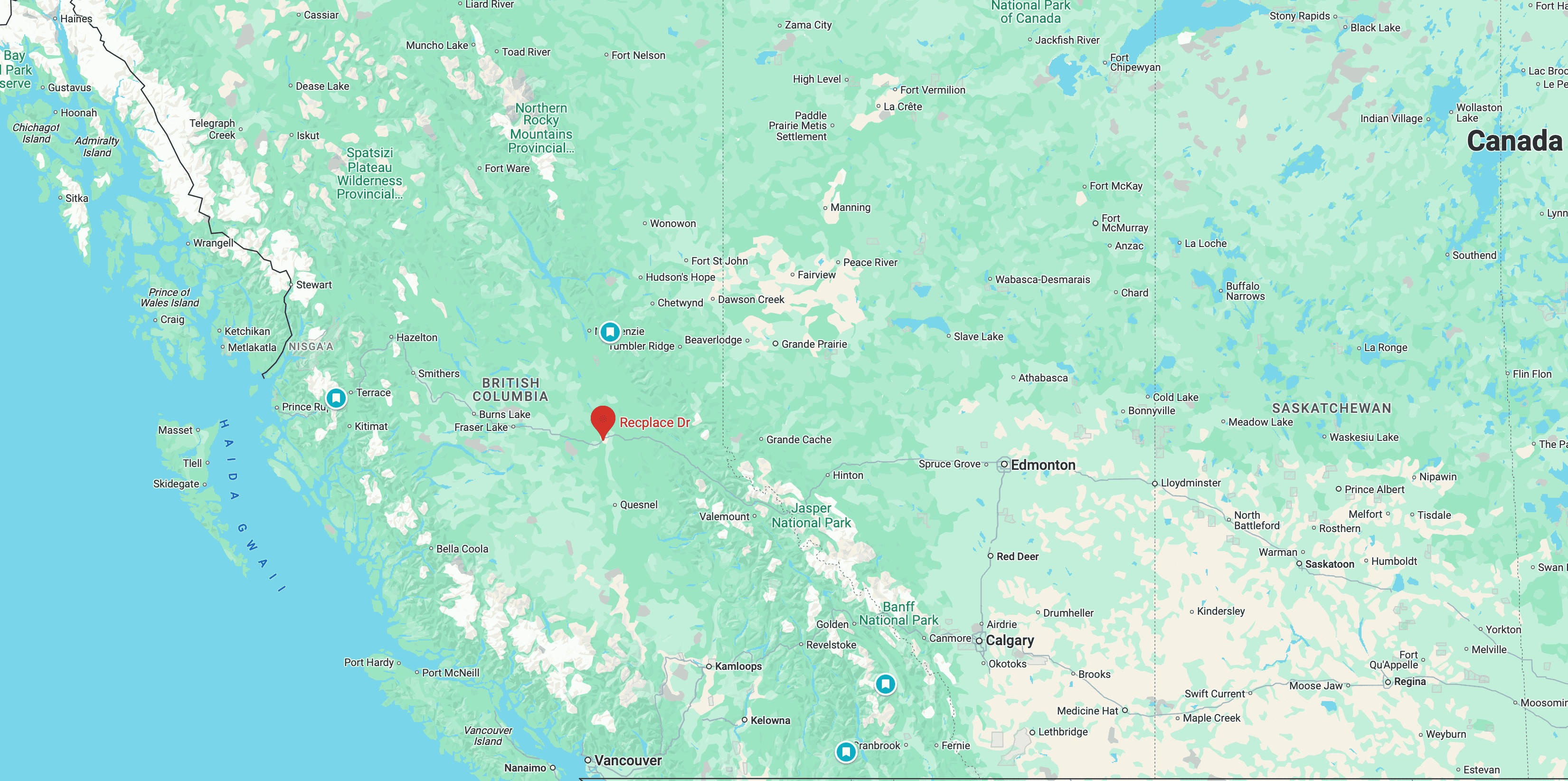 Recplace Drive, Prince George, BC.