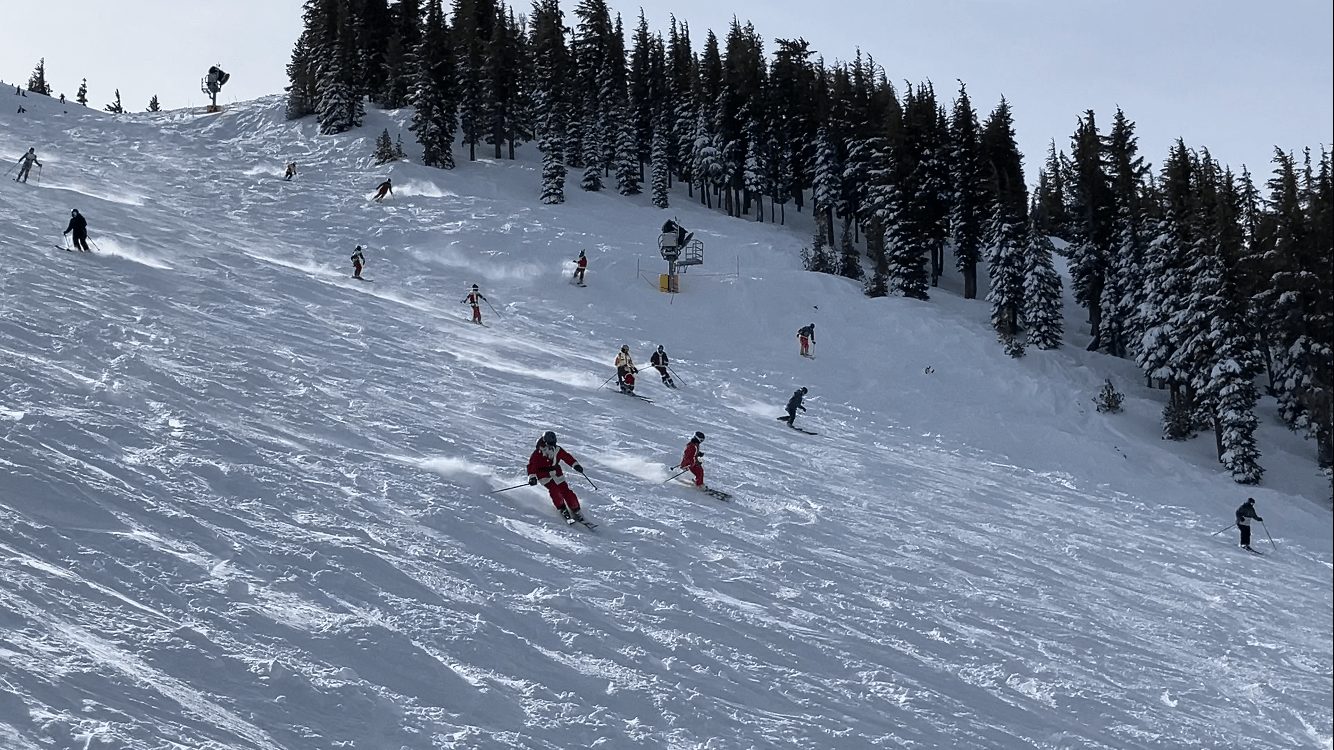 Santa Ski, Mt Rose. PC: Claire Weiss