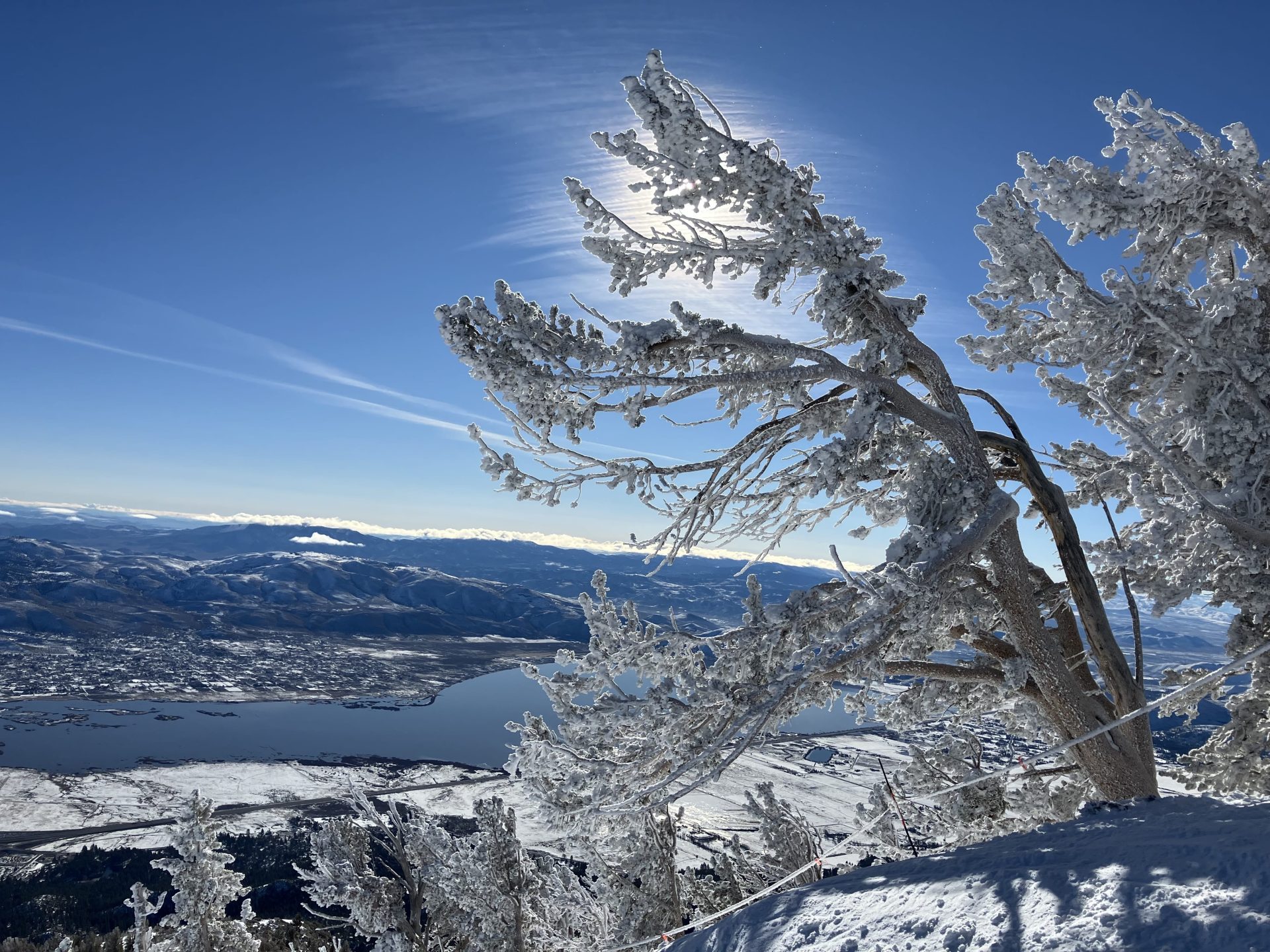 View of Washoe Lake. PC: Claire Weiss