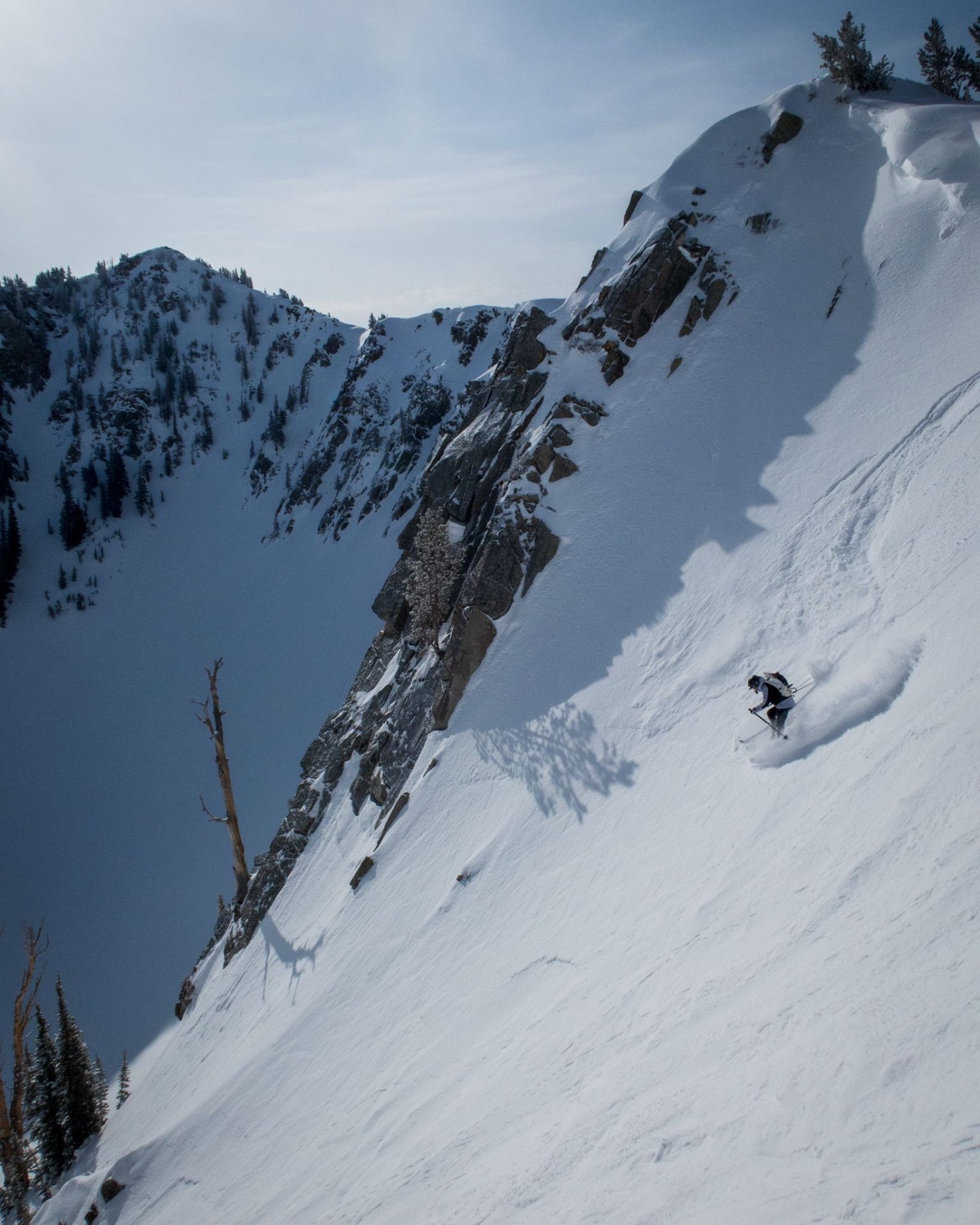 Steep Wasatch Skiing Mali Noyes