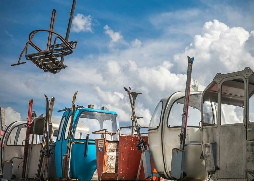 ski lift graveyard