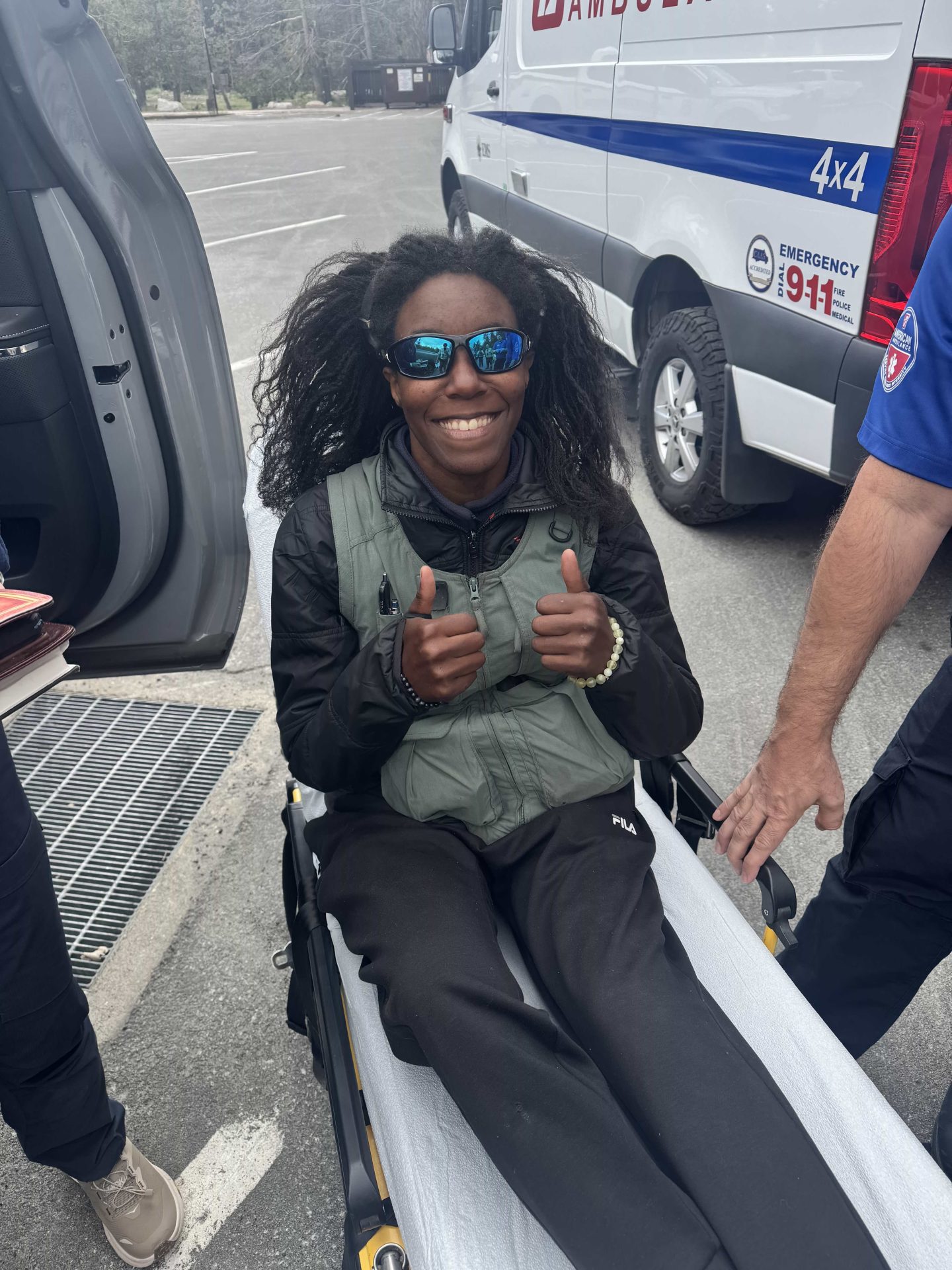 Tiffany Slaton, 27, is happy to be rescued. | Photo: Fresno County Sheriff's Office