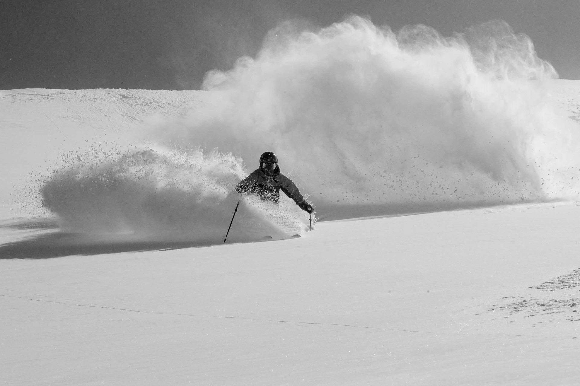 DEEP snow at Valle Nevado.