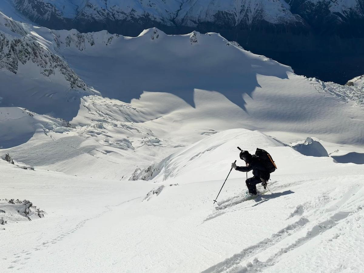 steep skiing alps 