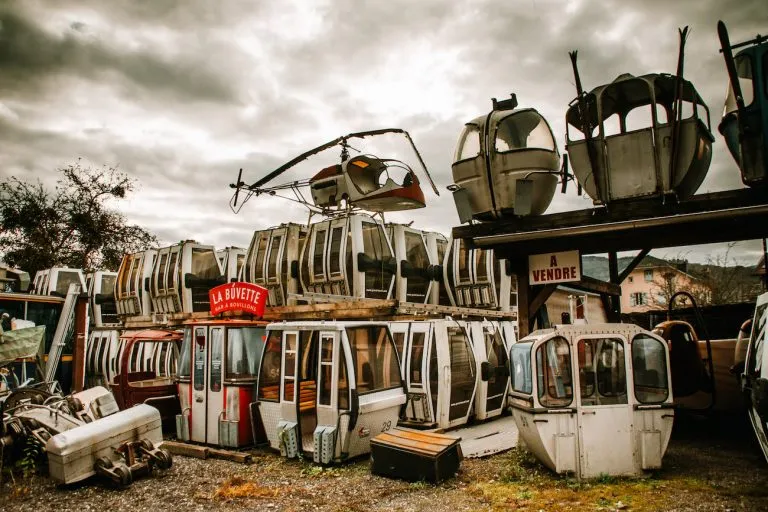 ski lift graveyard