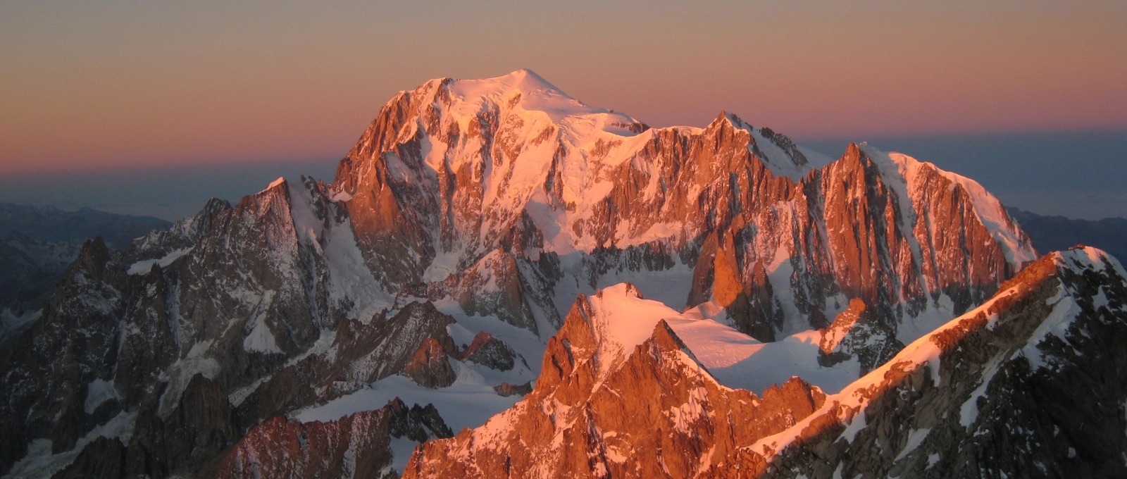 Mtl Blanc sunrise alps chamonix