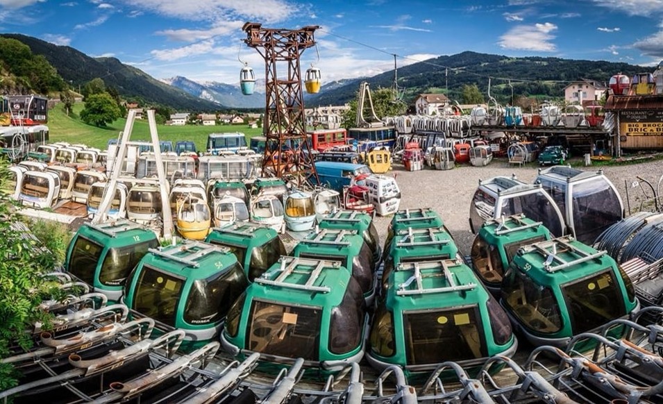 ski lift graveyard