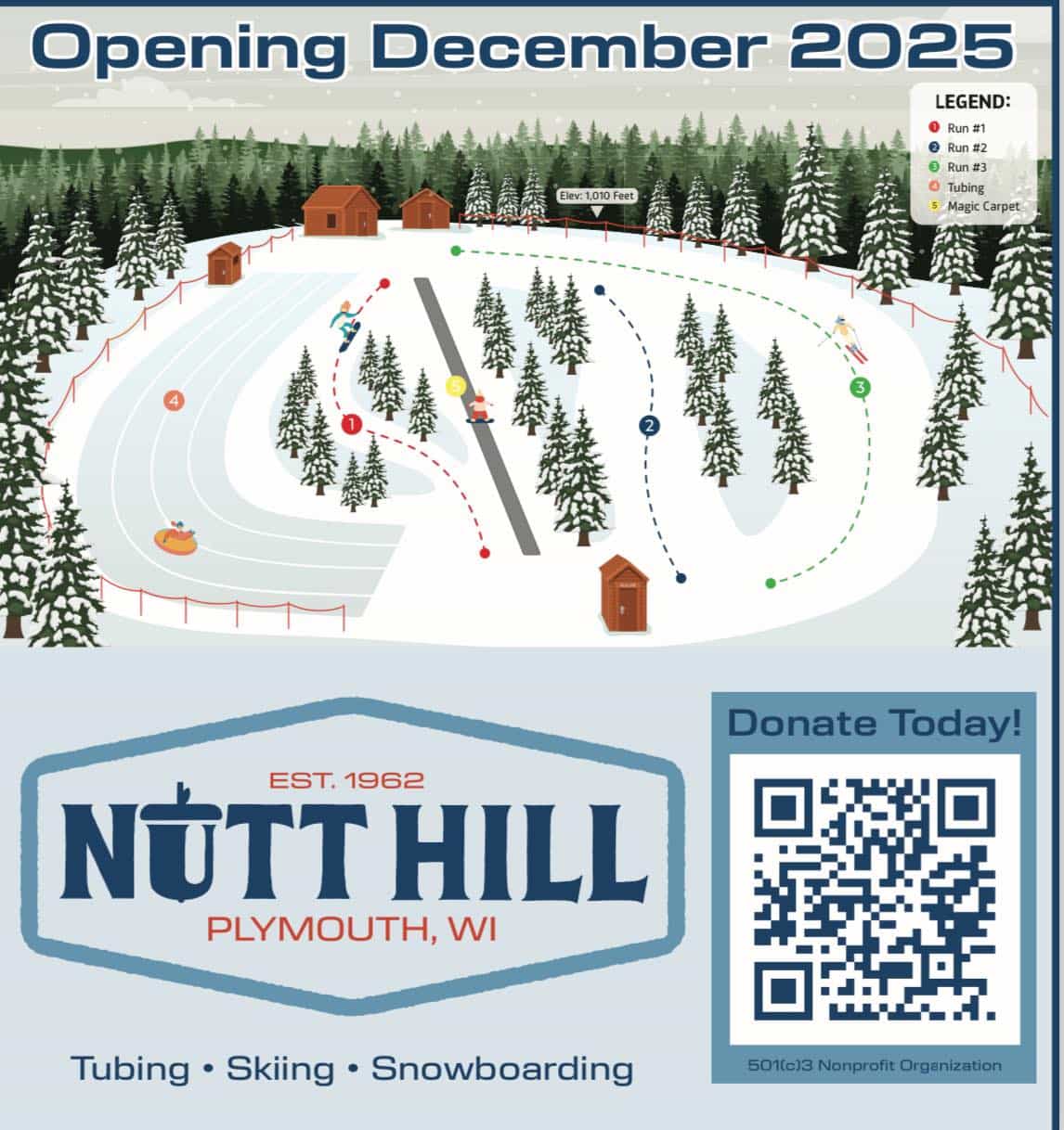 Nutt Hill trail map.