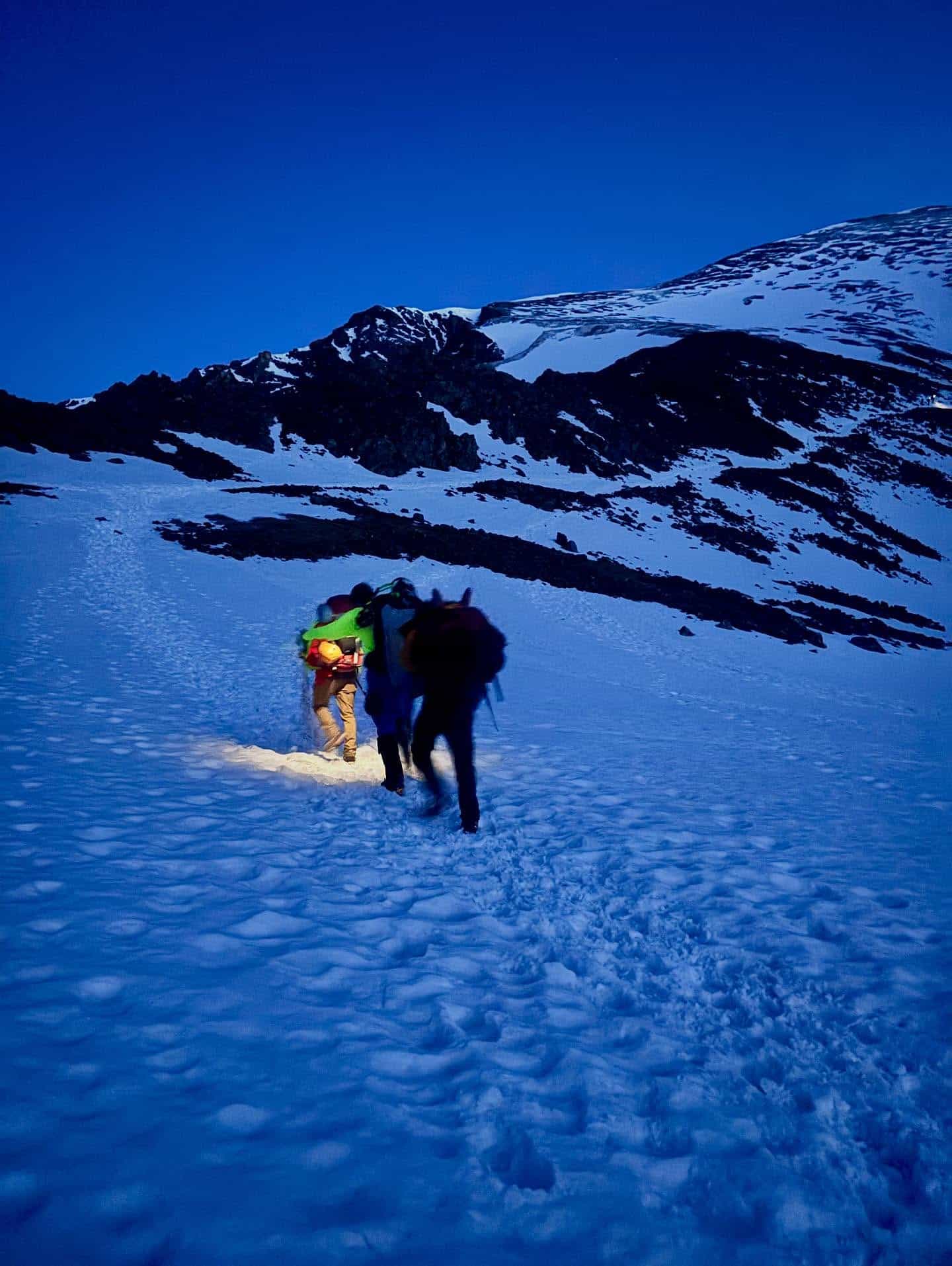 Rescuers on Torreys Peak, CO
