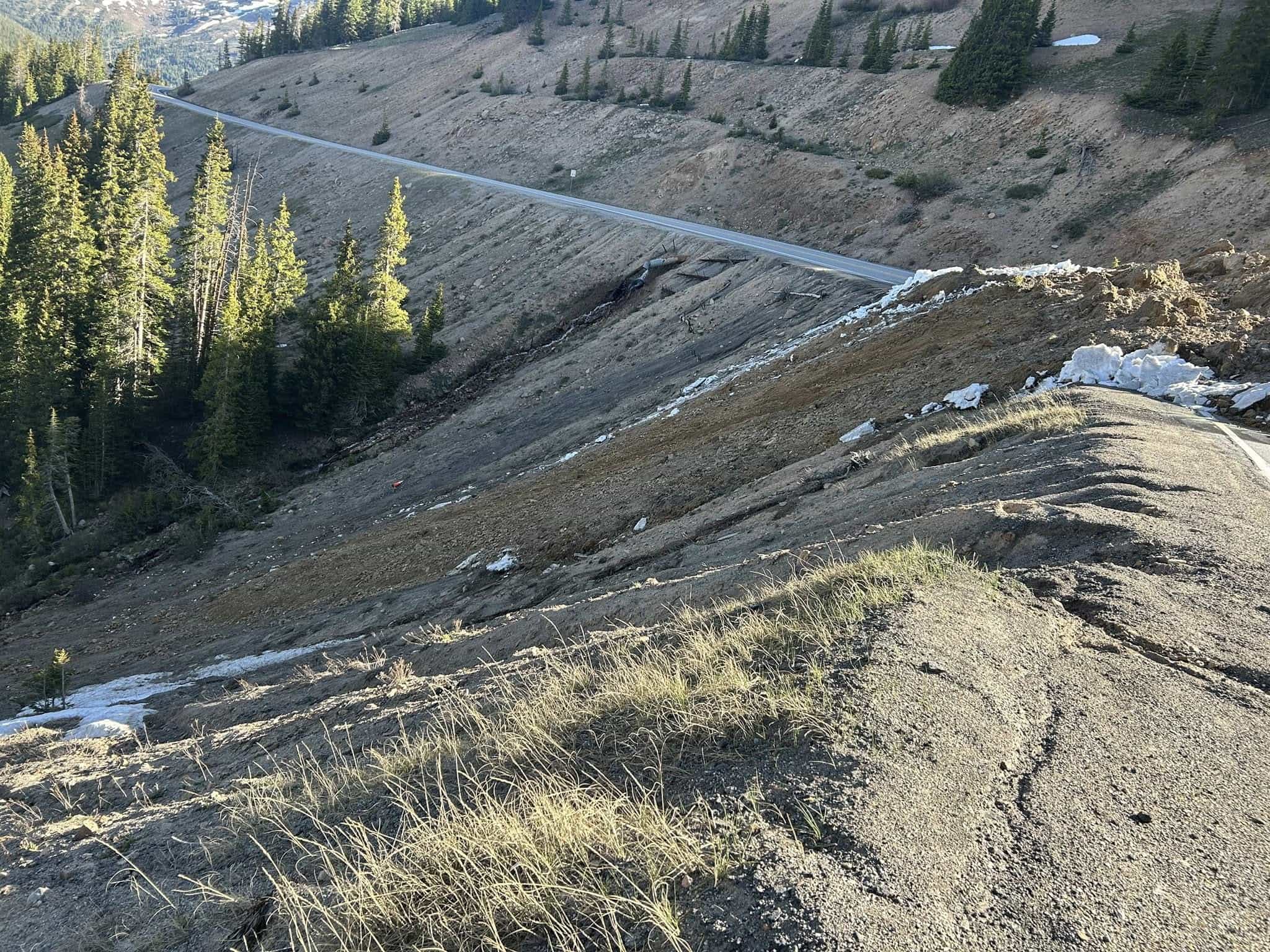 Huge landslide on Loveland Pass, CO. | Photo: CDOT