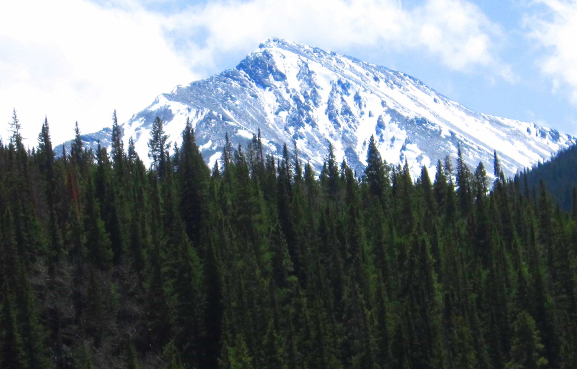 Torreys Peak, CO, seen from I-70.