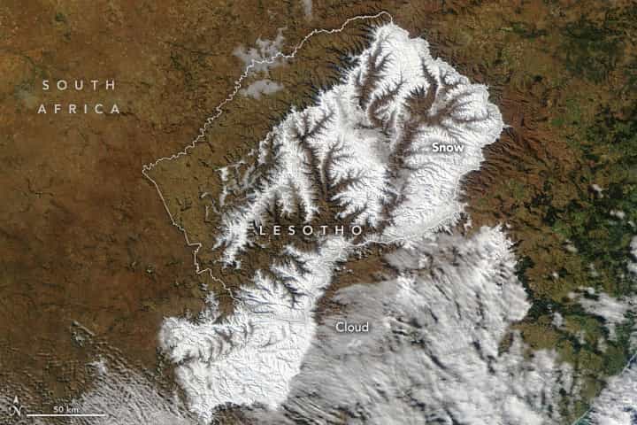south africa snow